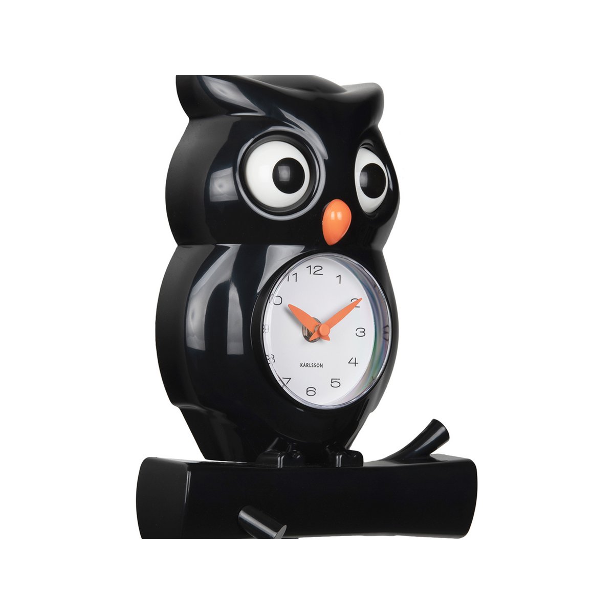 Wandklok Uil Slinger