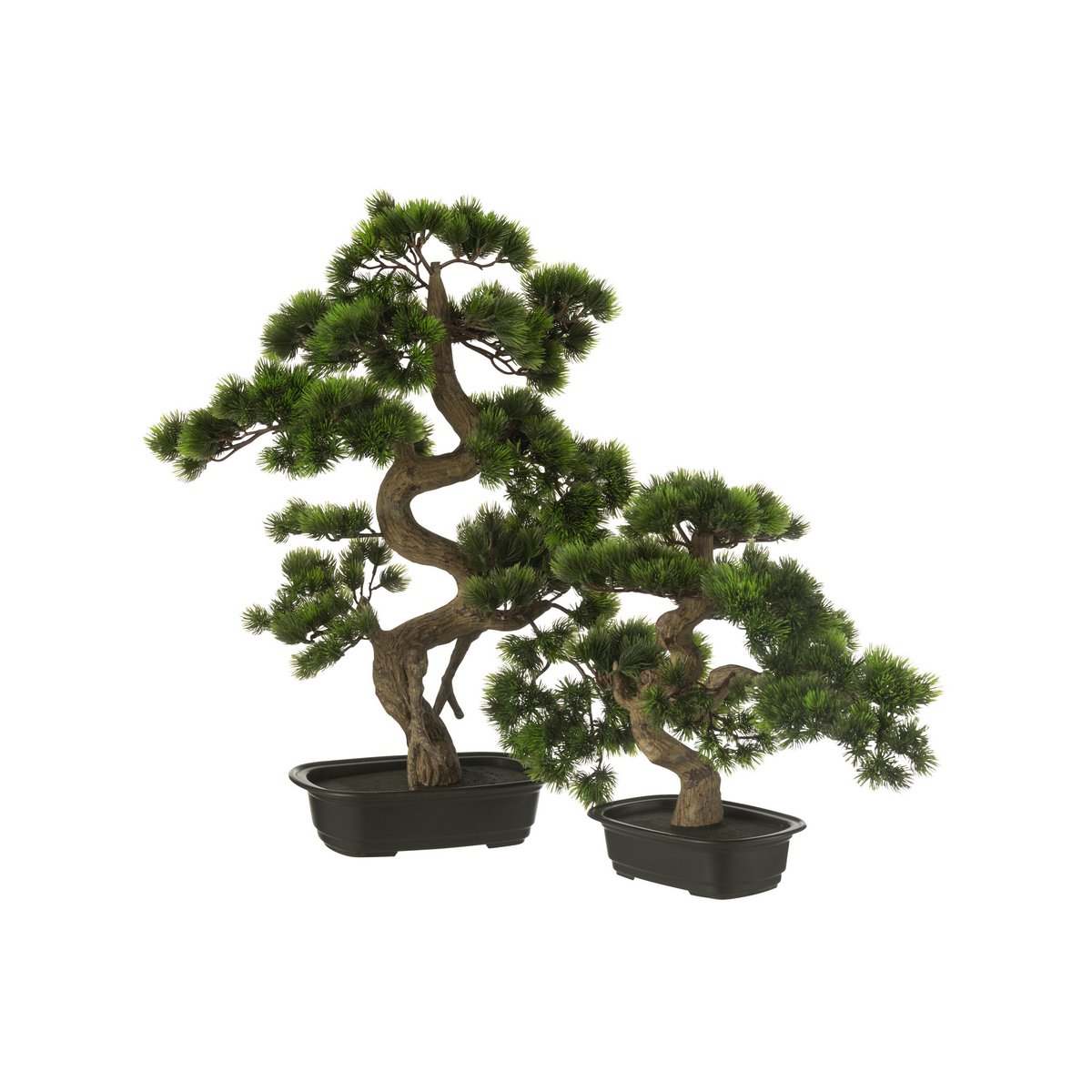 J-Line Bonsai Den Artificieel Groen Large