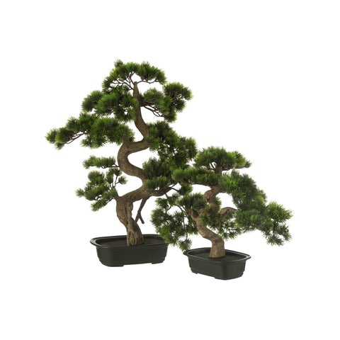 J-Line Bonsai Den Artificieel Groen Large