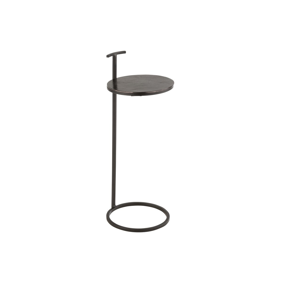 J-Line bijzettafel Toni - aluminium/ijzer - zwart