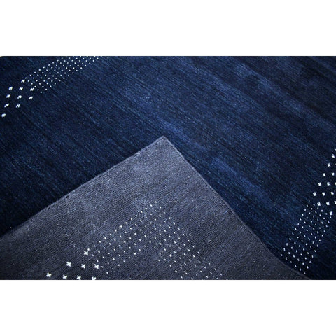 Blauw Gabbeh vloerkleed - 235x140 cm - HANDGEMAAKT