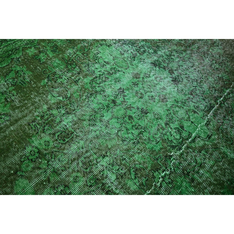 Groen vintage vloerkleed - 270x180 cm - HANDGEMAAKT