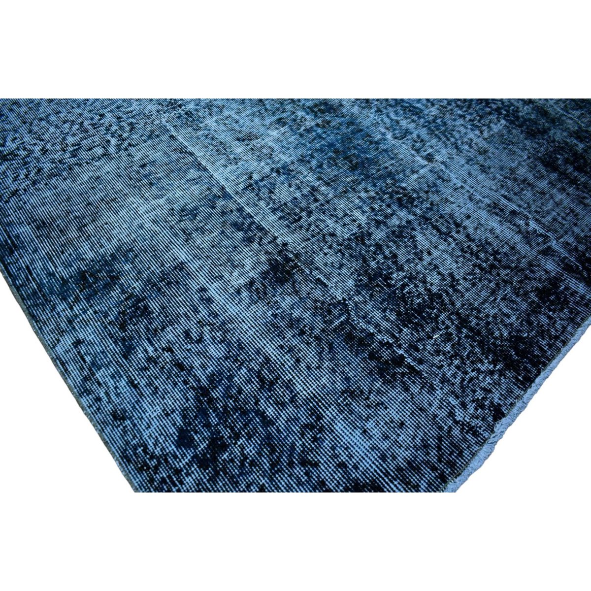 Blauw vintage vloerkleed - 258x160 cm - HANDGEMAAKT