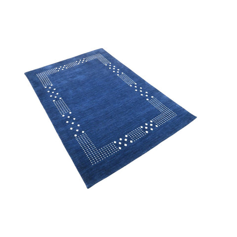 Blauw Gabbeh vloerkleed - 175x120 cm - HANDGEMAAKT