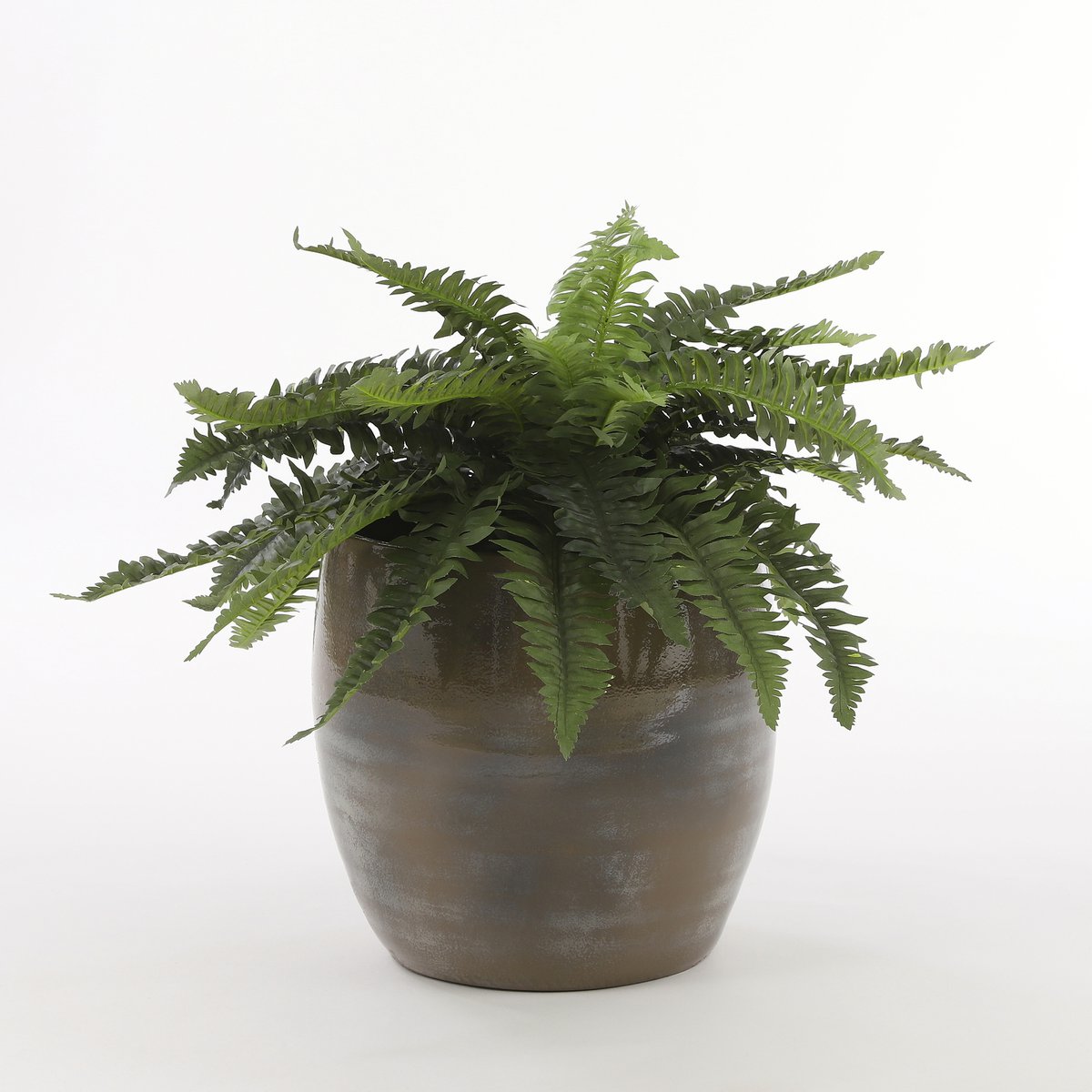 Lester Bloempot - H31 x Ø33 cm - Donkergrijs