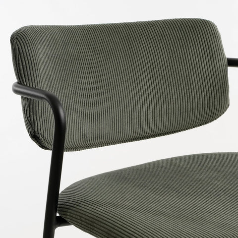 Nanet Barkruk - H91 cm - Velvet - Donkergroen