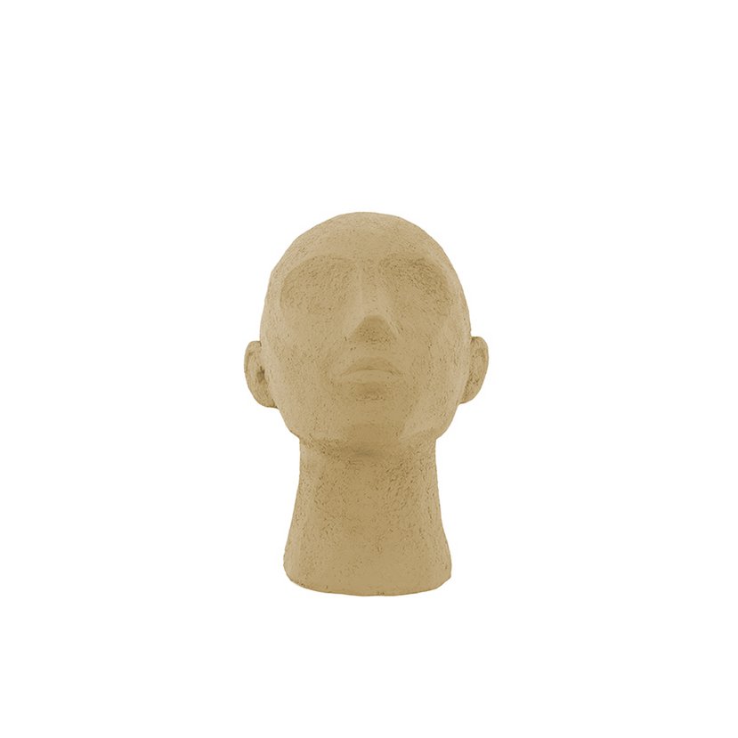 Standbeeld gezicht kunst omhoog
