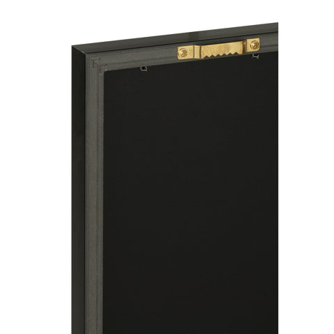 J-Line wanddecoratie Alfabet - papier/kunststof - zwart