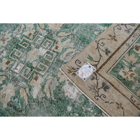 Groen vintage vloerkleed - 270x165 cm - HANDGEMAAKT
