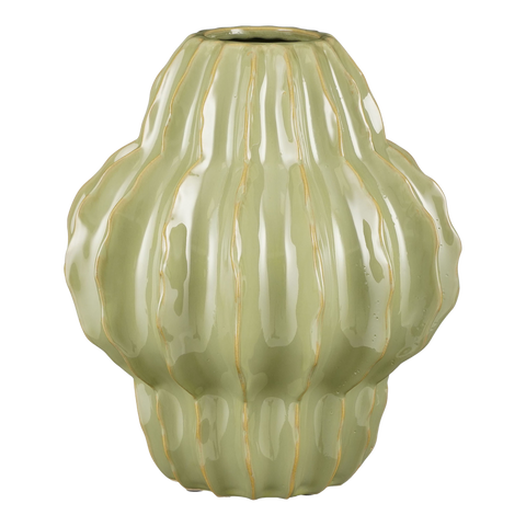 Altea Vaas - H28 x Ø25 cm - Keramiek - Lichtgroen