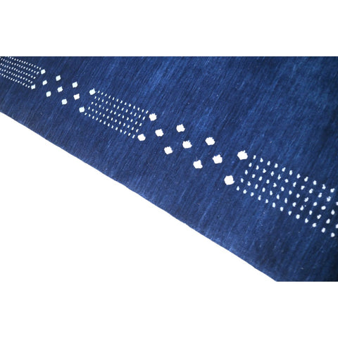 Blauw Gabbeh vloerkleed - 175x120 cm - HANDGEMAAKT