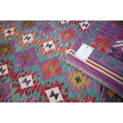 Kleurrijke kelim - 300x205 cm - HANDGEMAAKT