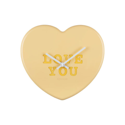 Wandklok Hart Snoep