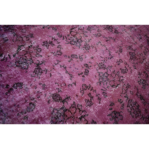 Paars vintage vloerkleed - 245x147 cm - HANDGEMAAKT