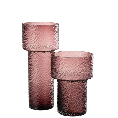 J-Line Vaas Betty Glass Rose Groot