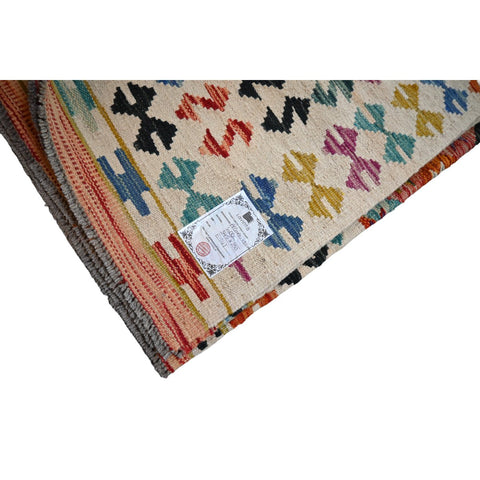 XL Kleurrijke kelim - 400x310 cm - HANDGEMAAKT