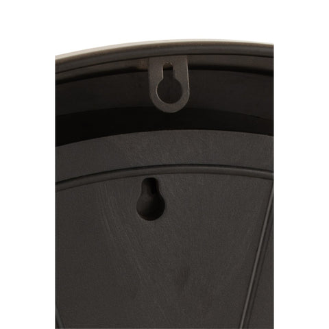 J-Line Radars Arabische Cijfers klok - metaal/ glas - goud - Ø 52 cm