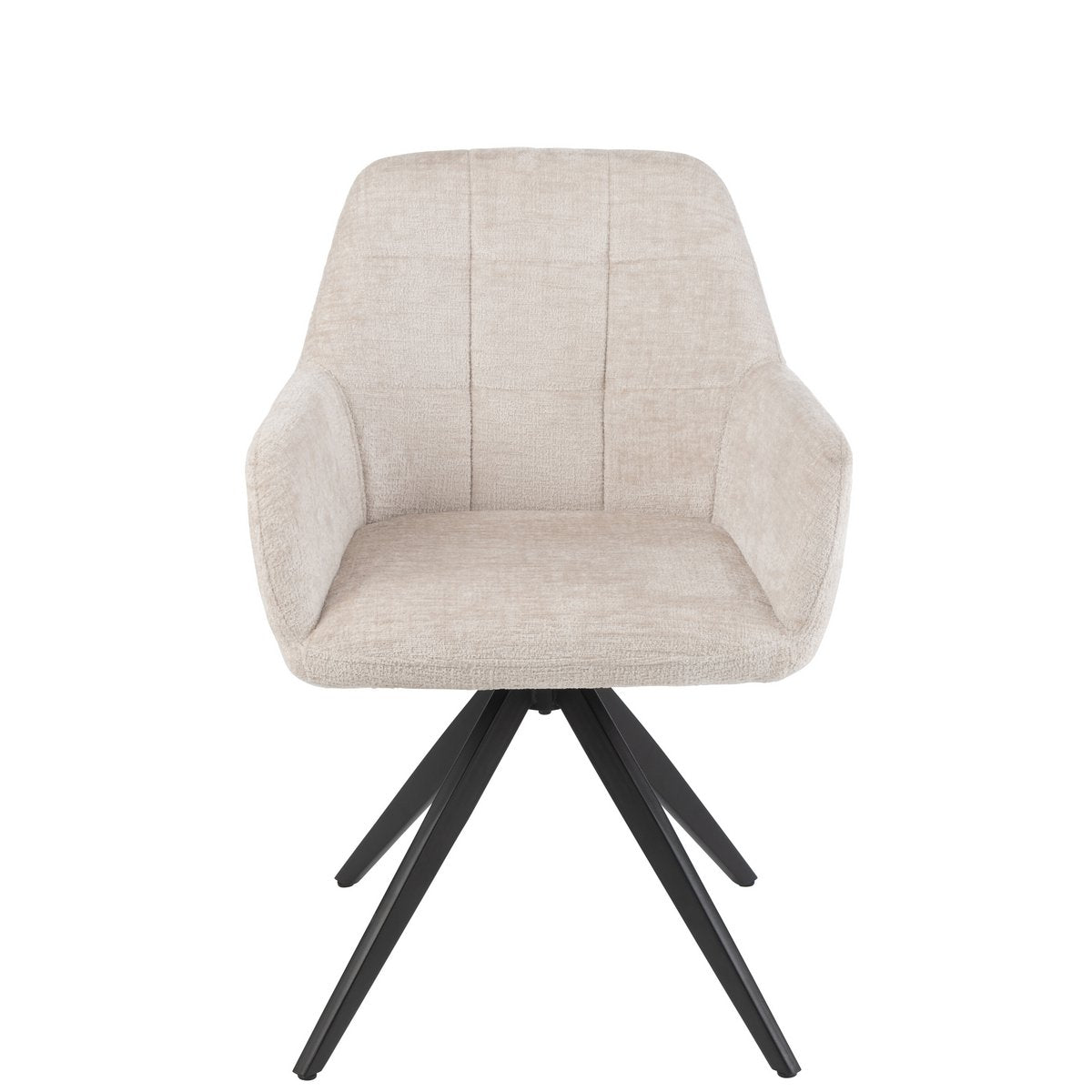 J-Line stoel Louna - ijzer/acryl - ivoor