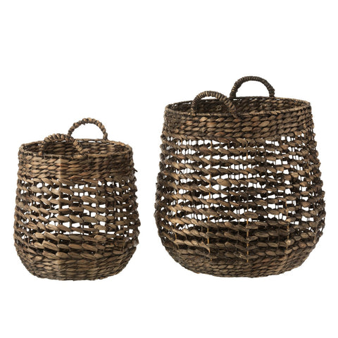 J-Line manden - waterhyacinth - donkerbruin