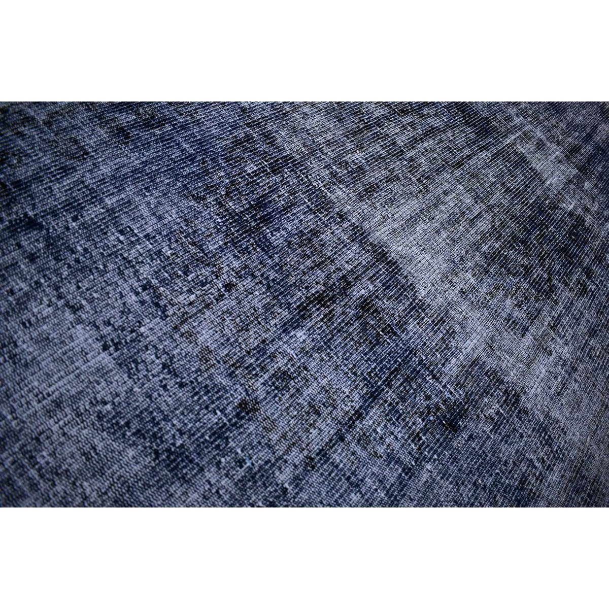 Blauw vintage vloerkleed - 267x156 cm - HANDGEMAAKT