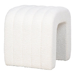 Colma Poef - Poef, bouclé, wit, 41x36,5 cm, HN1234