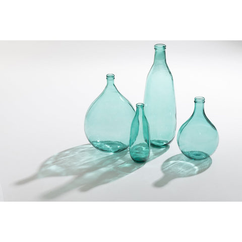 J-Line vaas Lissabon - glas - aqua - large