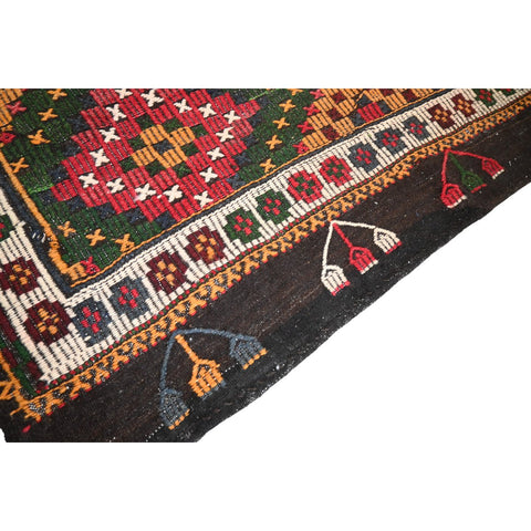 Kleurrijke kelim - 338x180 cm - HANDGEMAAKT