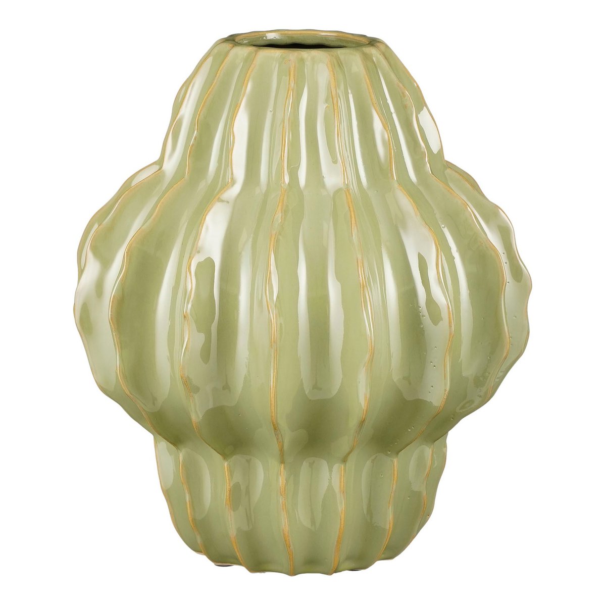 Altea Vaas - H28 x Ø25 cm - Keramiek - Lichtgroen
