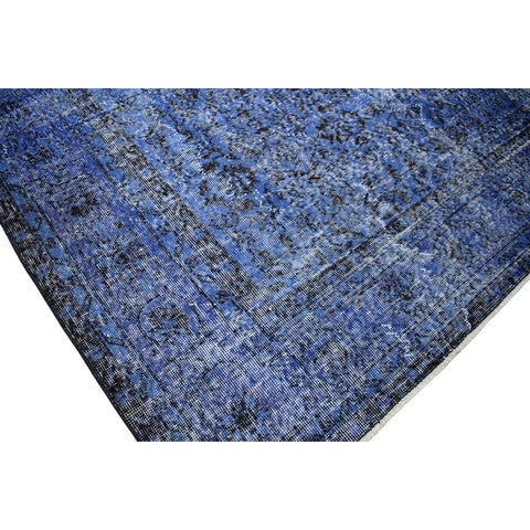 Blauw vintage vloerkleed - 315x204 cm - HANDGEMAAKT