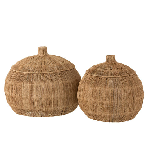 J-Line Set 2 Manden Dantya Bal Natuurlijke Jute