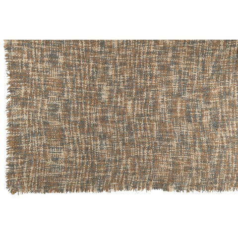 J-Line Plaid Tweed Acryl/Katoen Blauw/Beige