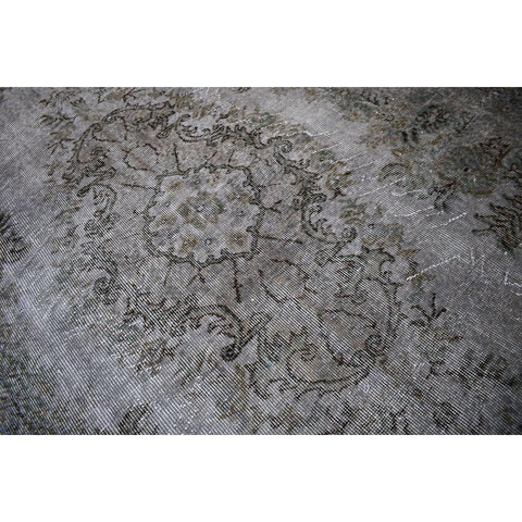 Vintage grijs vloerkleed - 289x184 cm - HANDGEMAAKT