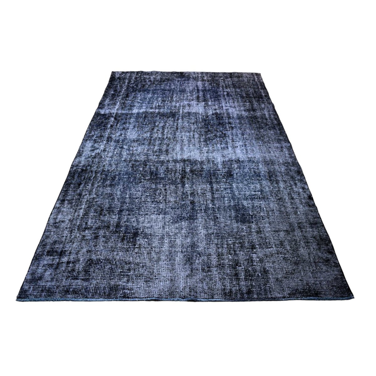 Blauw vintage vloerkleed - 267x156 cm - HANDGEMAAKT