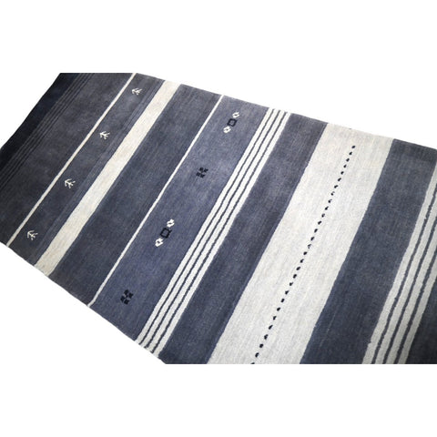 Gestreepte Gabbeh loper - 225x70 cm - HANDGEMAAKT