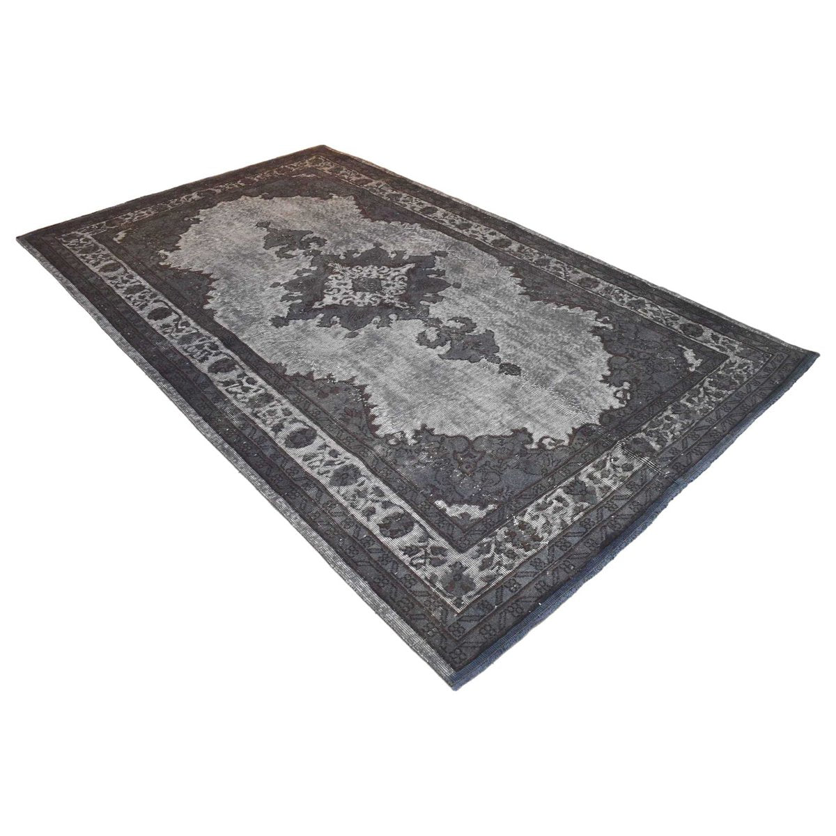 Carved vintage vloerkleed - 283x178 cm - HANDGEMAAKT