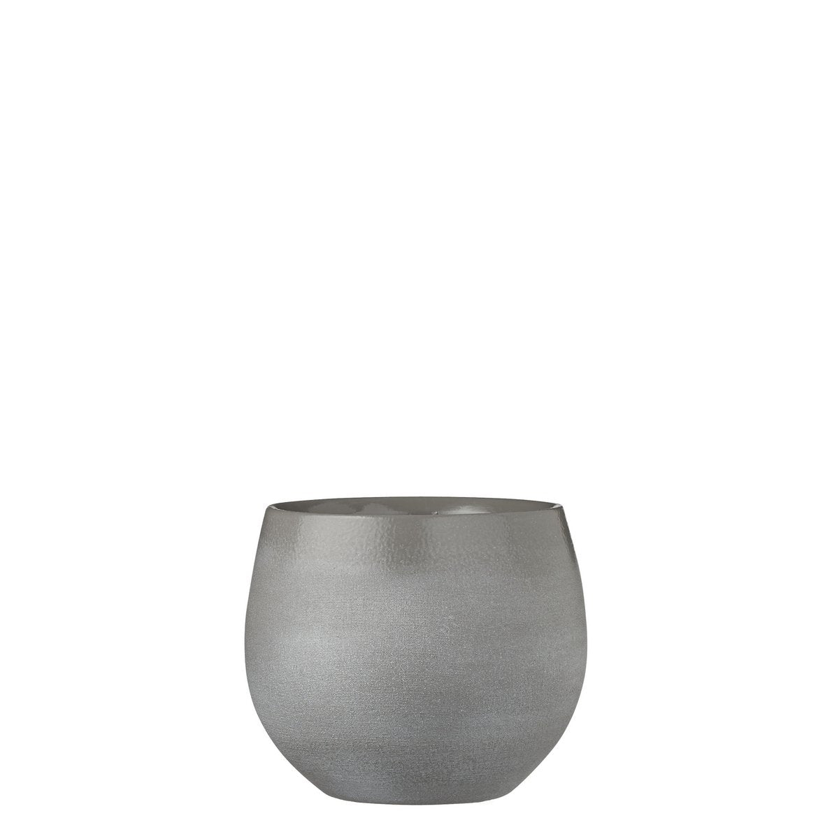 Douro Bloempot - H18 x Ø20 cm - Terracotta - Lichtgrijs