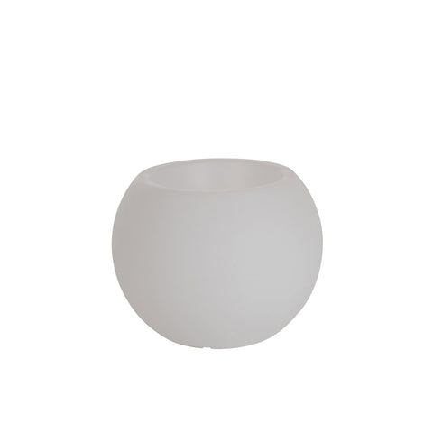 J-Line lamp Bloempot - kusntstof - mix - LED - tuinverlichting