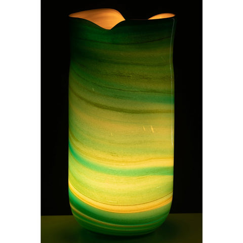 J-Line vaas Golf - glas - mix - large - 41.50 cm hoog