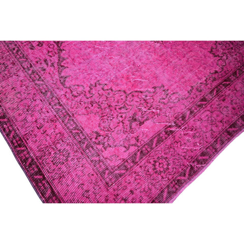 Roze vintage vloerkleed - 287x175 cm - HANDGEMAAKT