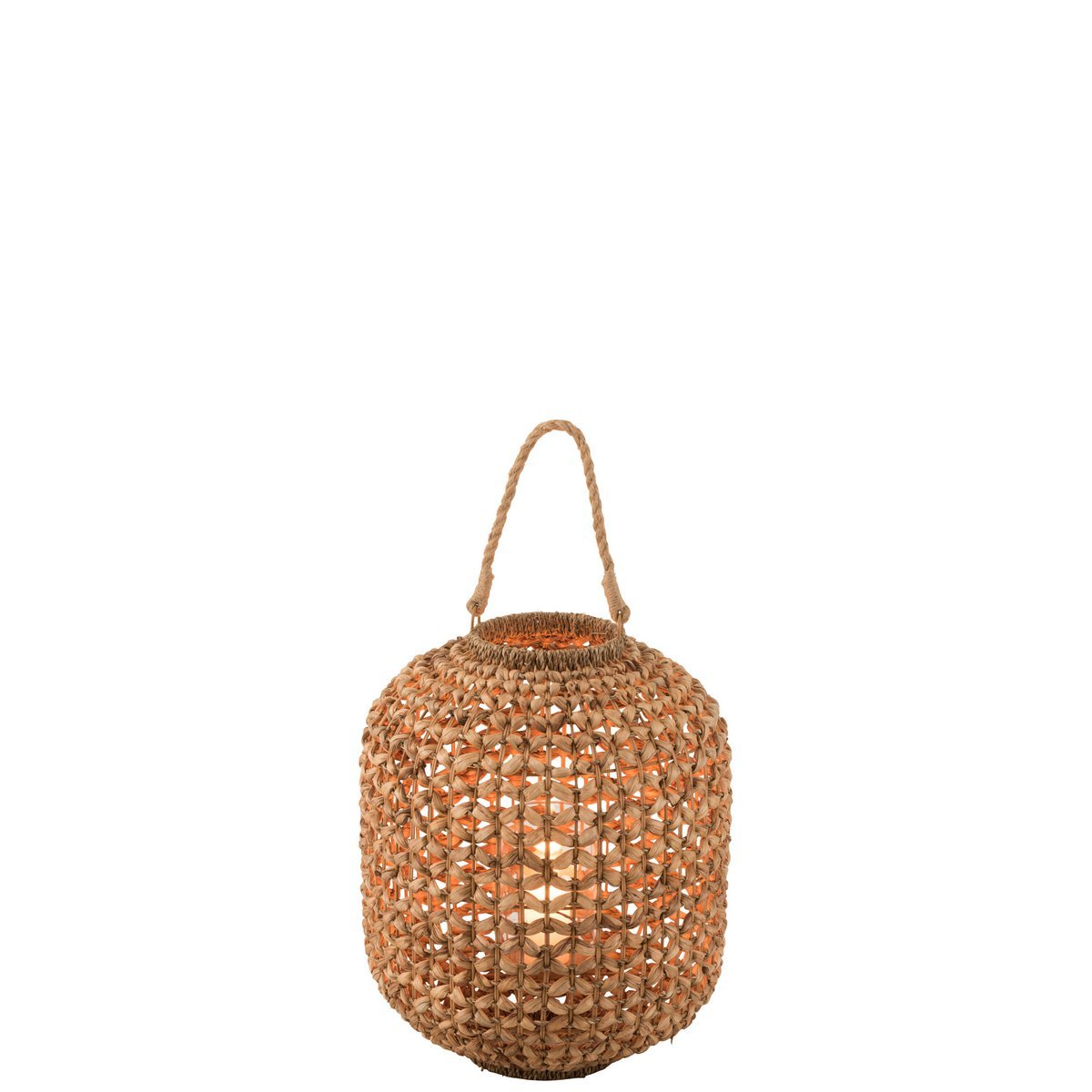 J-Line lantaarn Lena Water - riet - naturel - large