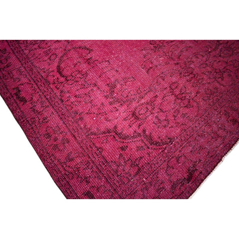 Roze vintage vloerkleed - 274x160 cm - HANDGEMAAKT