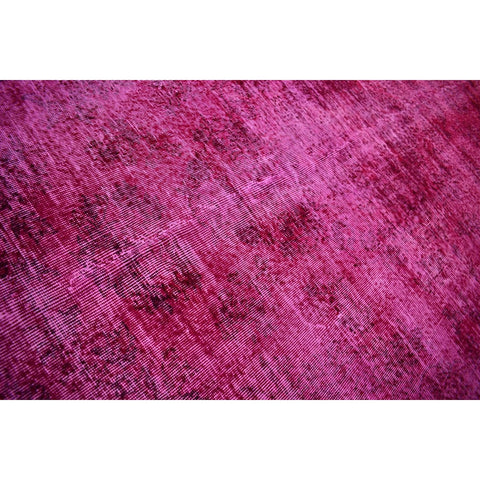 Roze vintage vloerkleed - 312x205 cm - HANDGEMAAKT