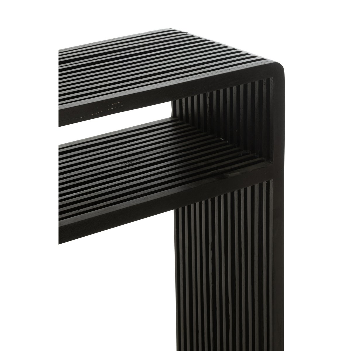 J-Line console Met Schap - hout - zwart