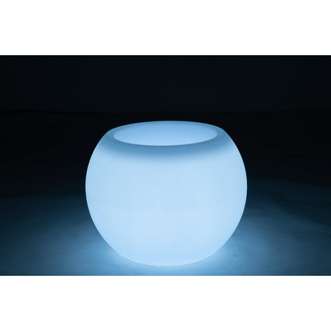 J-Line lamp Bloempot - kusntstof - mix - LED - tuinverlichting