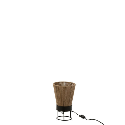 J-Line tafellamp Nina - jute - beige