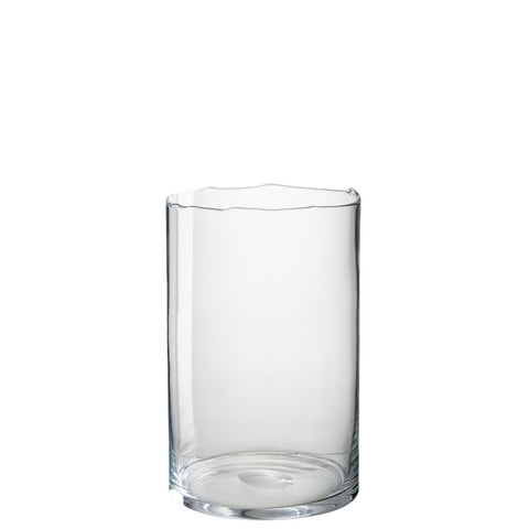 J-Line windlicht Onregelmatige Rand - kaarshouder - glas - transparant