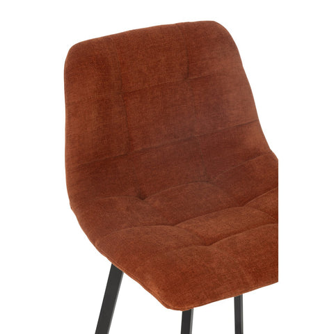 J-Line Barstoel Kent Metaal/Polyester Roest