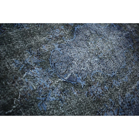 Blauw vintage vloerkleed - 300x196 cm - HANDGEMAAKT
