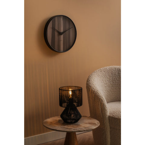 Wandklok Hout Melange