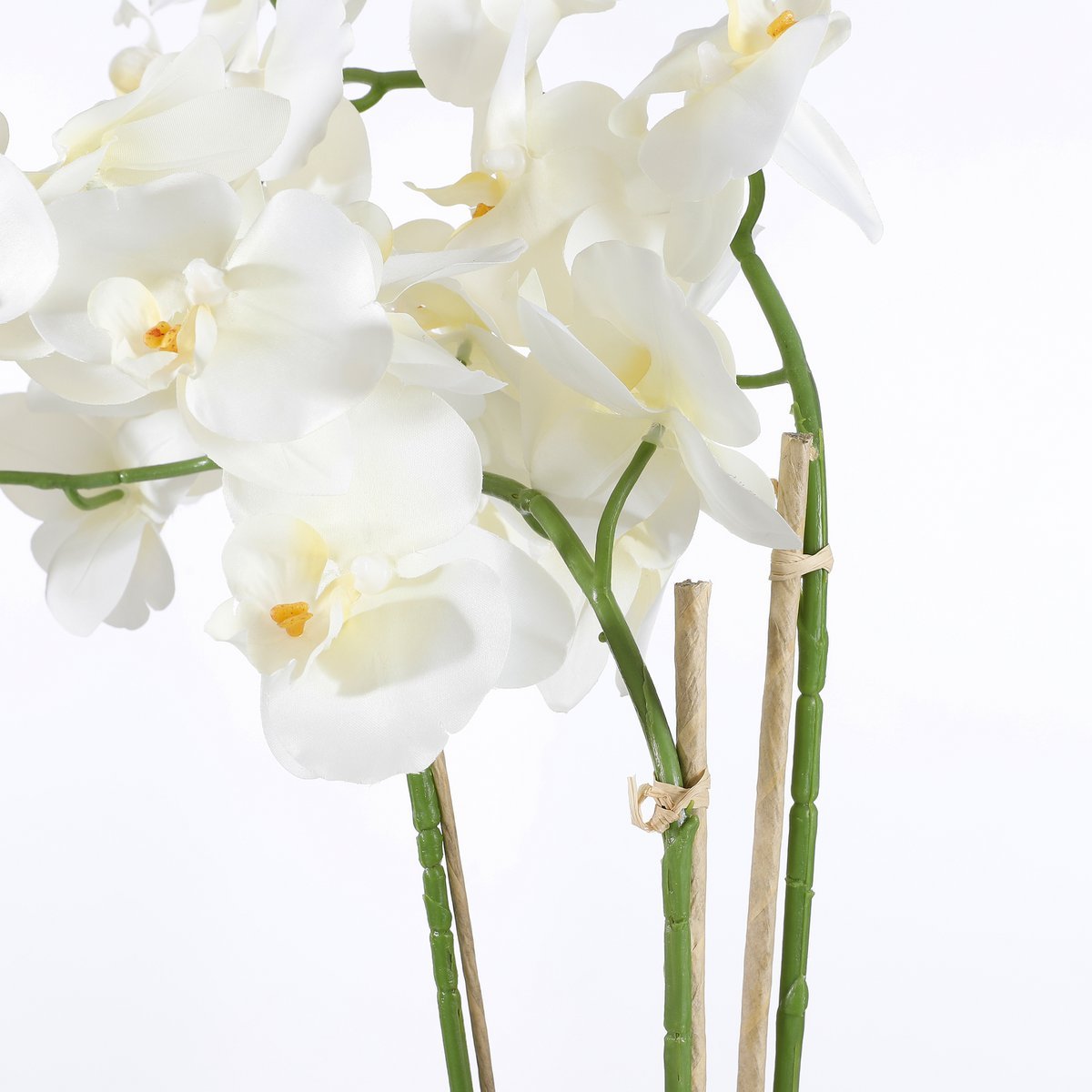 Phalaenopsis Kunstplant in Bloempot Tusca - H66 x Ø38 cm - Crème